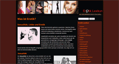 Desktop Screenshot of erotik-lexikon.org