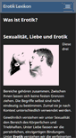 Mobile Screenshot of erotik-lexikon.org